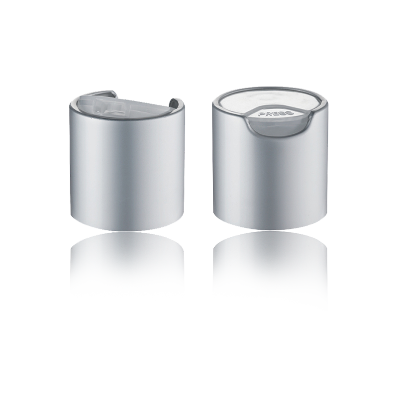 Klasična svijetlo srebrna potisna kozmetička kapica za disk-HY-Q03A